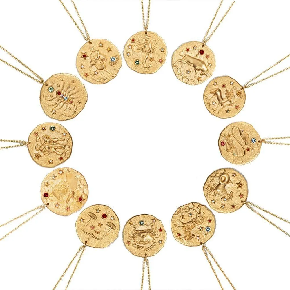 Coin Zodiac Necklace