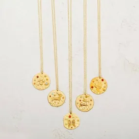Coin Zodiac Necklace