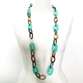 Elegant Handmade Necklace J18168, Made by Buffalo Horn and Lacquer