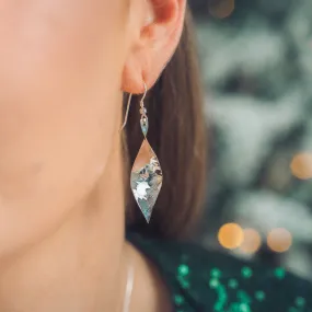 Narrow Twist Earrings