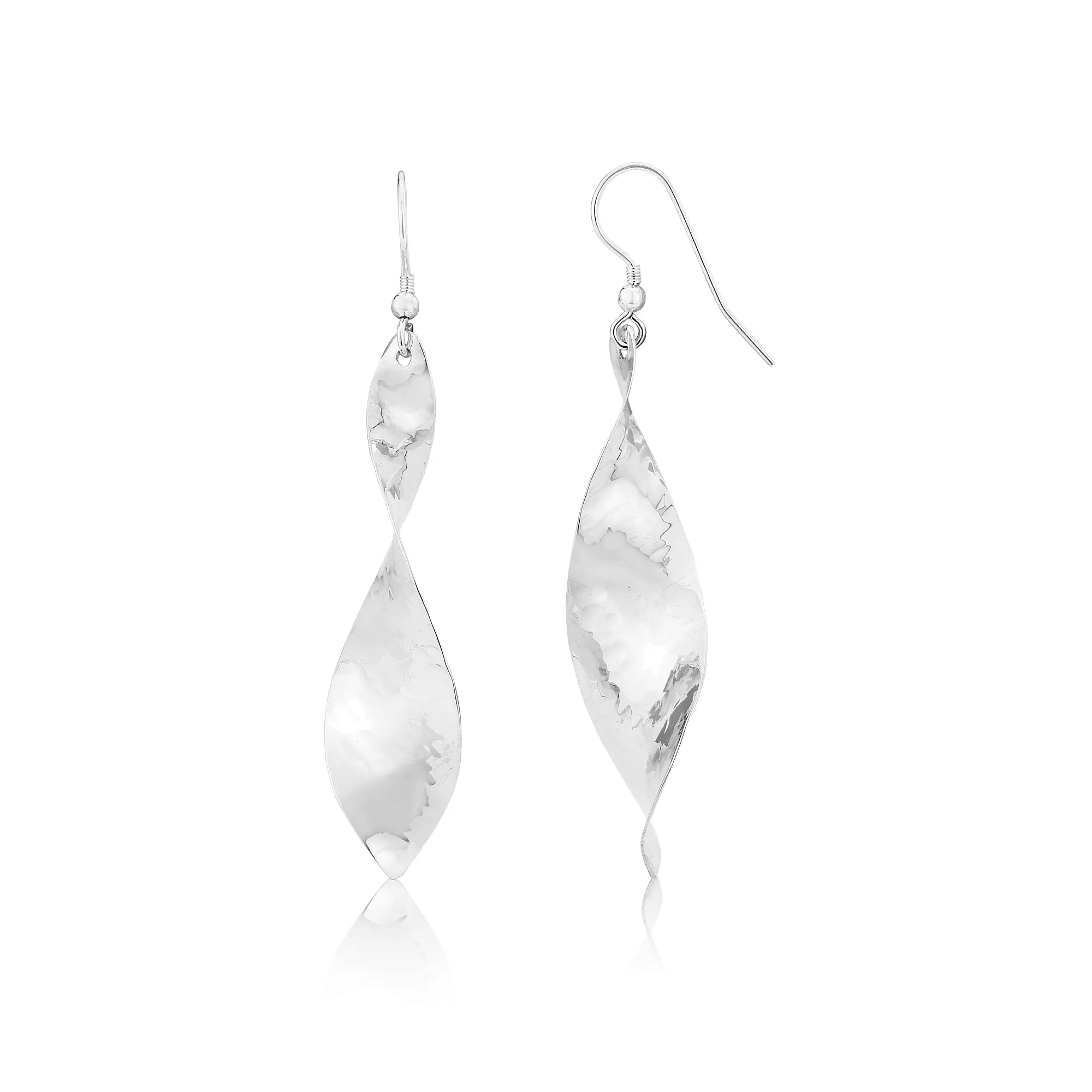 Narrow Twist Earrings