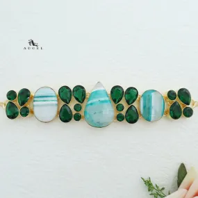 Rakhila Glossy Stone Choker
