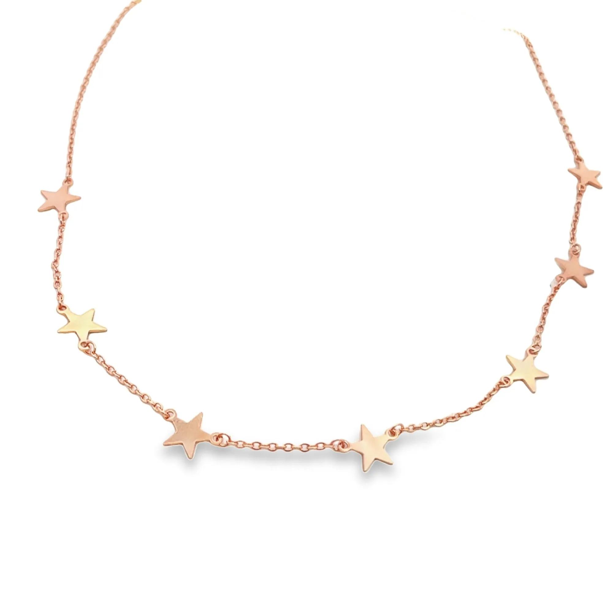 Small Star Pendant Dainty Delicate Choker Necklace (G76)