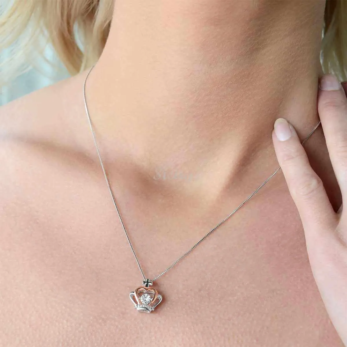 Crown Luxe Necklace Gift Set for Daughter-in-Law